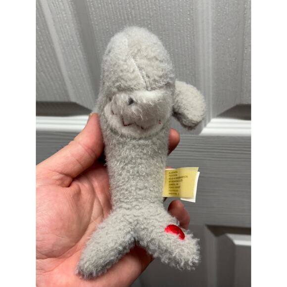 MTY International Shark Plush with Heart on Tail Mini Gray Stuffed Animal - Picture 3 of 5